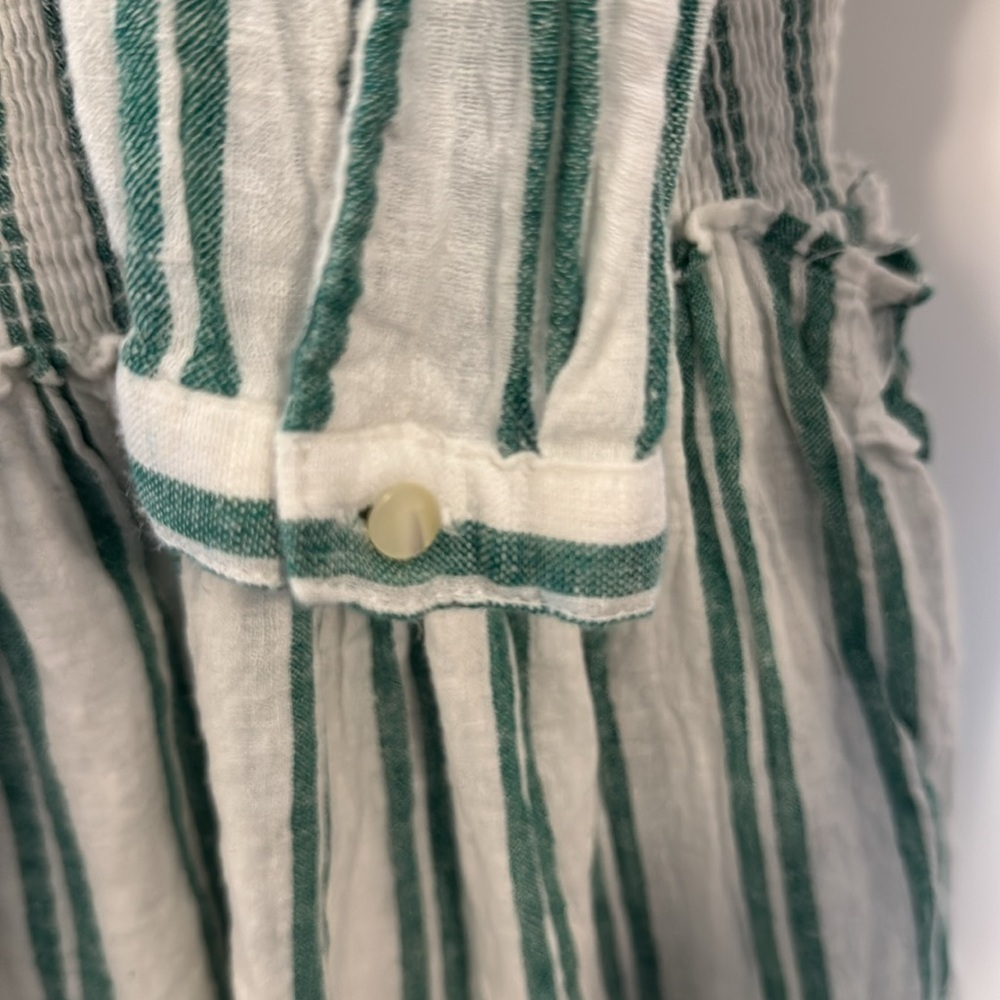 Rails from Revolve Jasmine Mini Dress in Cordoba Stripe(Green/White) Size Medium - Picture 5 of 10